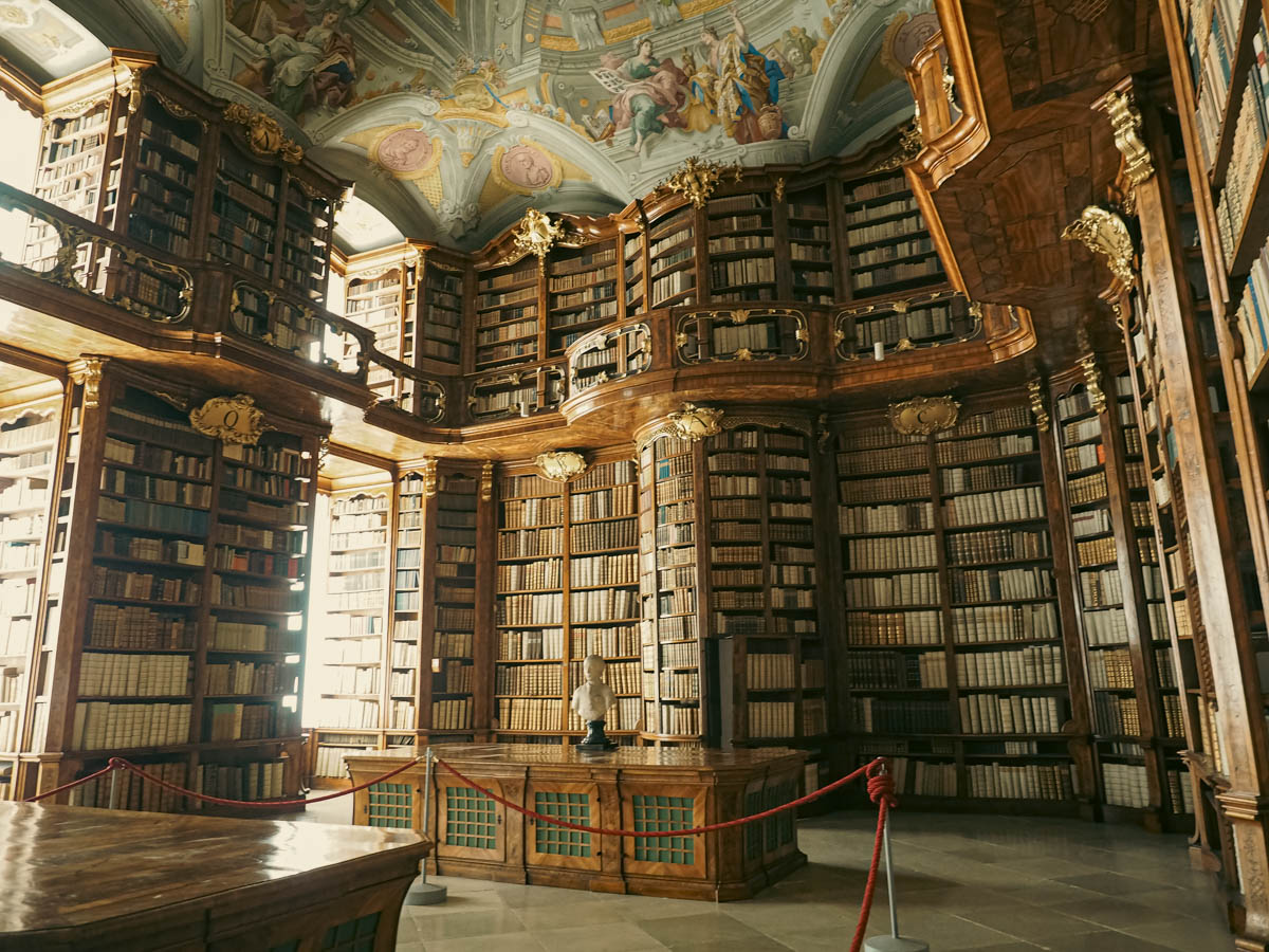 In the Abbey Library